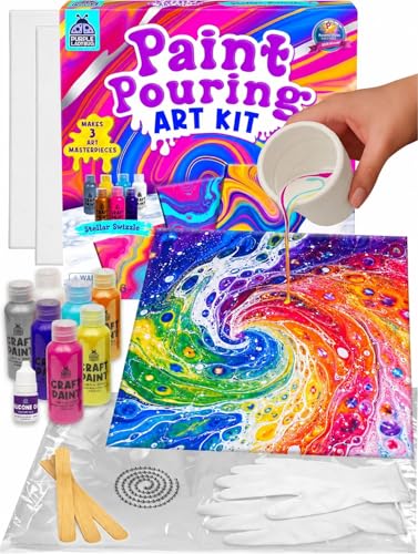 Low Mess Pouring Paint for Kids