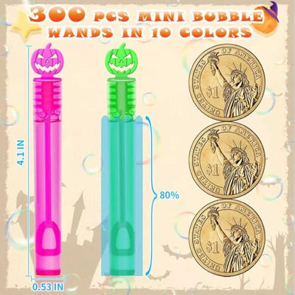 300 Piece Halloween Party Favor Bubbles (4.8 Ounce)