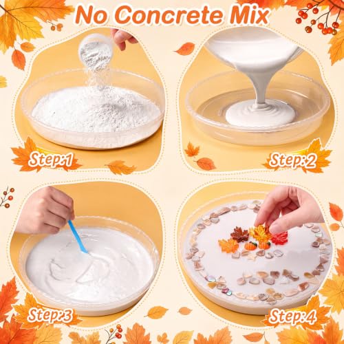 12 Kit DIY Stepping Stone Mold 10 Inch for Garden (12 Count)