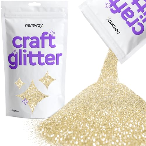 Craft Glitter Champagne Gold 100g Ultrafine Glitter (3.5 Ounce)