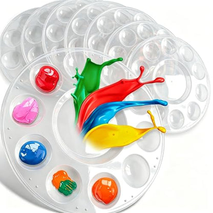 8Pcs Clear Paint Pallet