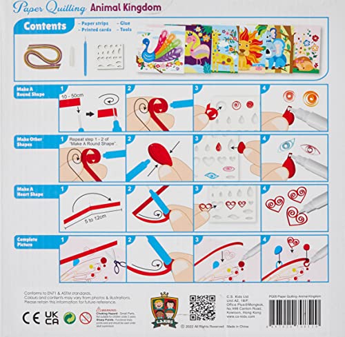 C.S. Kids DIY Paper Quilling Arts & Crafts Gifts