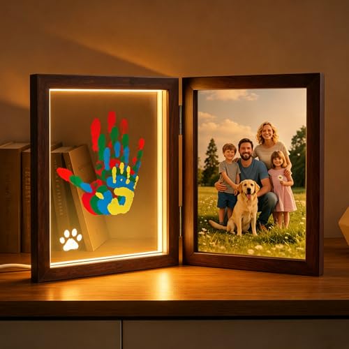 Family Handprint Kit with Light for 4