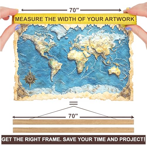 70 inch Magnetic Poster Hanger Frame