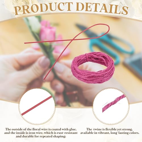 100Pcs 2 Gauge Floral Wire (100 Count)