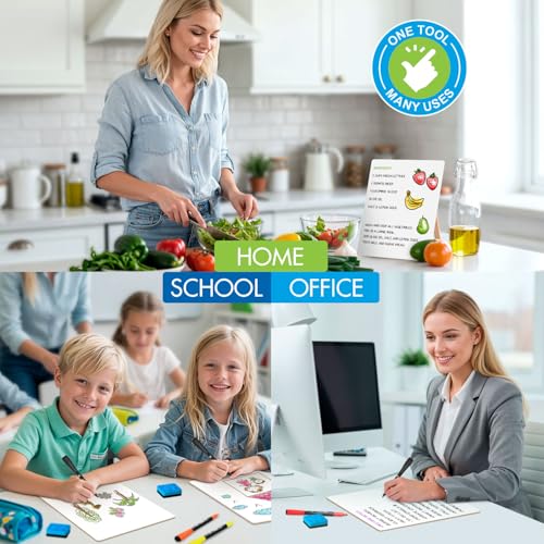 12 Pack Small Dry Erase Boards 9x12 with 12 Erasers for Students (12 Count)