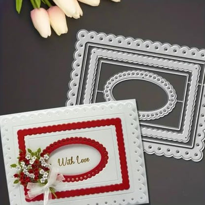 Metal Cutting Dies DIY Embossing Stencil Template Scrapbooking Card Making Mold Photo Album Arts Crafts Tools
