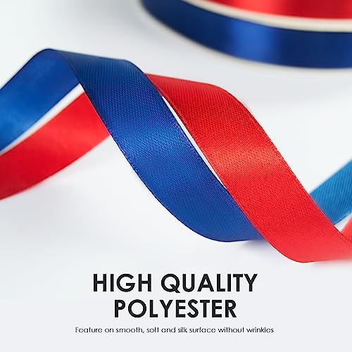 3 8" x 100 Yards White Satin Ribbon Crafts Gift Wrapping (300 Foot)