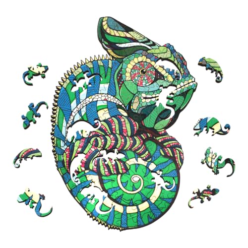 Chameleon Wooden Jigsaw Puzzle