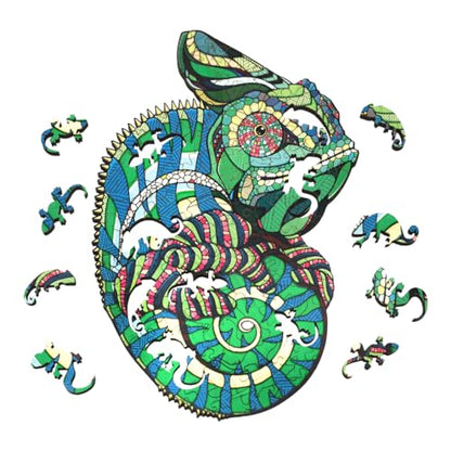 Chameleon Wooden Jigsaw Puzzle