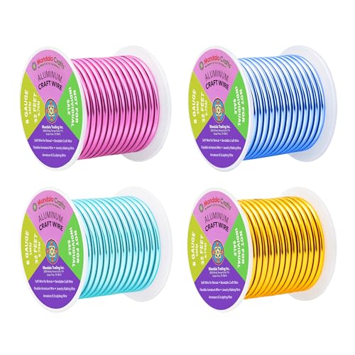 8 Gauge Anodized Aluminum Craft Wire for Jewelry Making