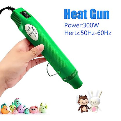 Heat Gun Mini Hot Air Gun for Crafting Embossing Shrink Wrap