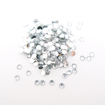 1 440pc Loose flatback Acrylic Rhinestones Round 3mm (1440 Count)