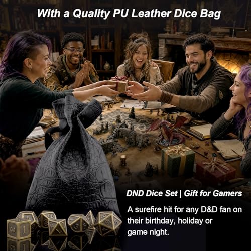 Metal DND Dice Set