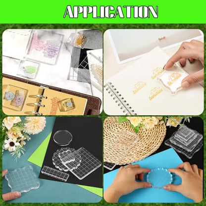 2Pcs Clear Stamp Blocks Set (2 Count)