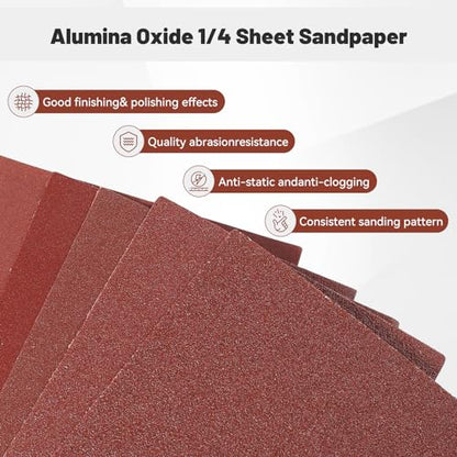 1 4 Sandpaper Sheet (50 Count)