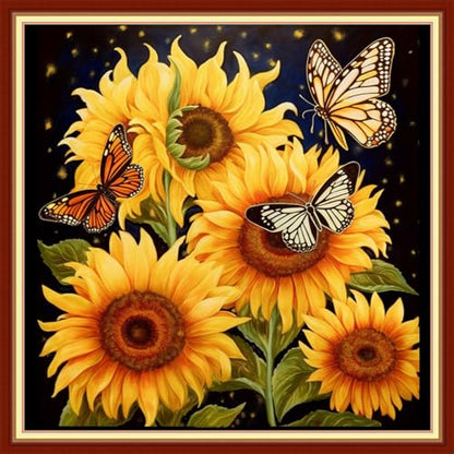 Stamped Cross Stitch Kits Full Range of Embroidery Needlework Starter Kits for Beginners Adults 11CT Embroidery Patterns Art Crafts DIY Needlepoint Kits