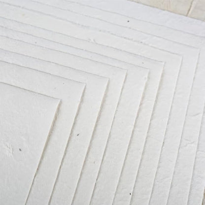 A4 Handmade Textured Paper, 10 Sheets Thick Ivory Dongba Papers for DIY Journals, Wedding Invitations, Crafts Arts, Card Making, Printer