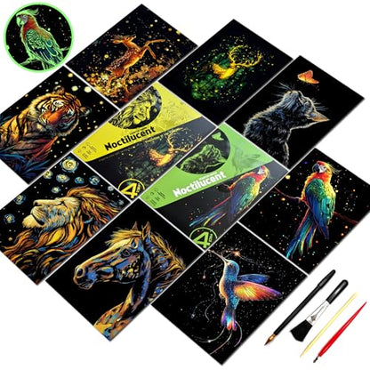 Glow in The Dark Scratch Art for Adults