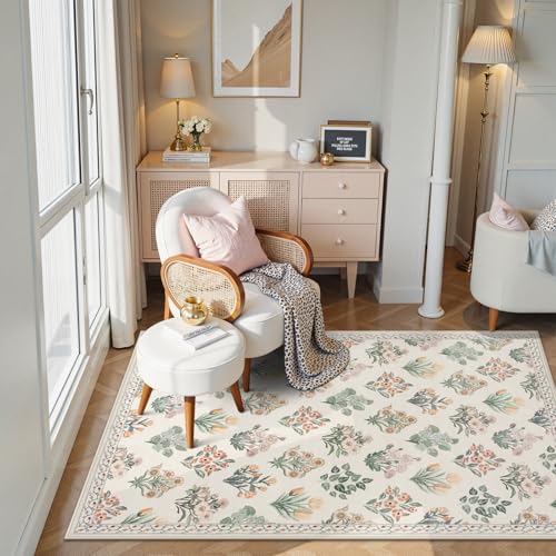 5x7 Rug for Bedroom Decor (35 Sq Ft)