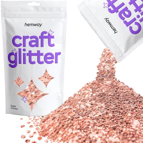 Craft Glitter Rose Gold 100g Super Chunky Glitter (3.5 Ounce)