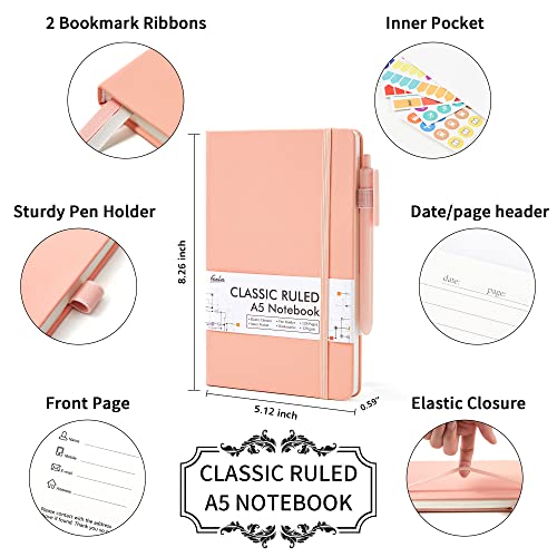 5 Pack Notebooks Journals Bulk (5 Count)