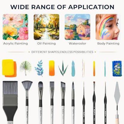 36pcs Paint Brush Set (32 Count)