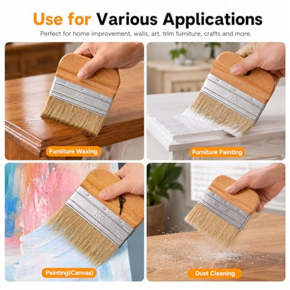 4 Inch Flat Paddle Paint Brush