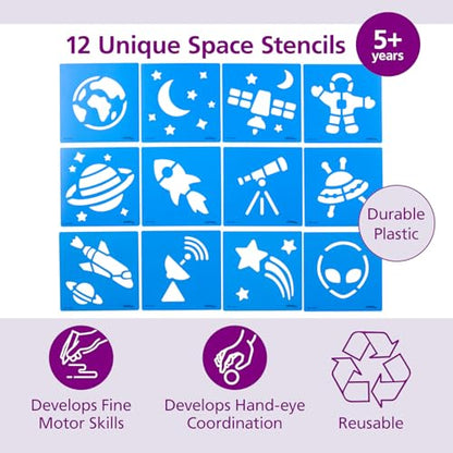 Space Stencil Set (12 Count)