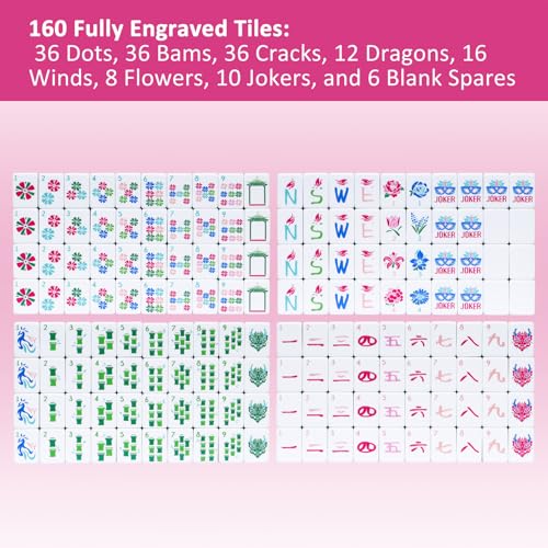 American Mahjong Tile Set