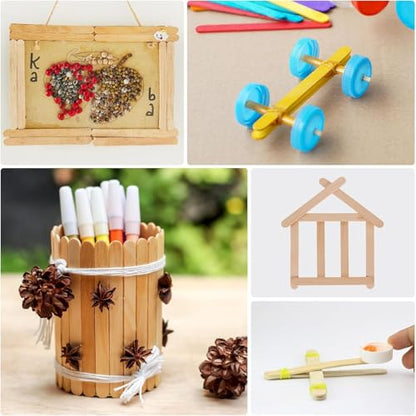 3000pcs 4.5" Wooden Craft Sticks (3000 Count)