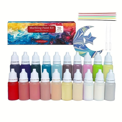 27PCS Water Marbling Painting Kit