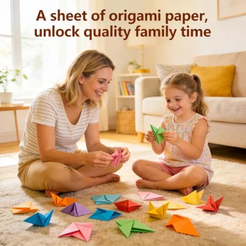 Origami Paper 160 Sheets 6 x 6 Inch Square Double Sided Folding Paper (160 Count)