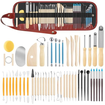 52PCS Pottery Tools for Sculpting