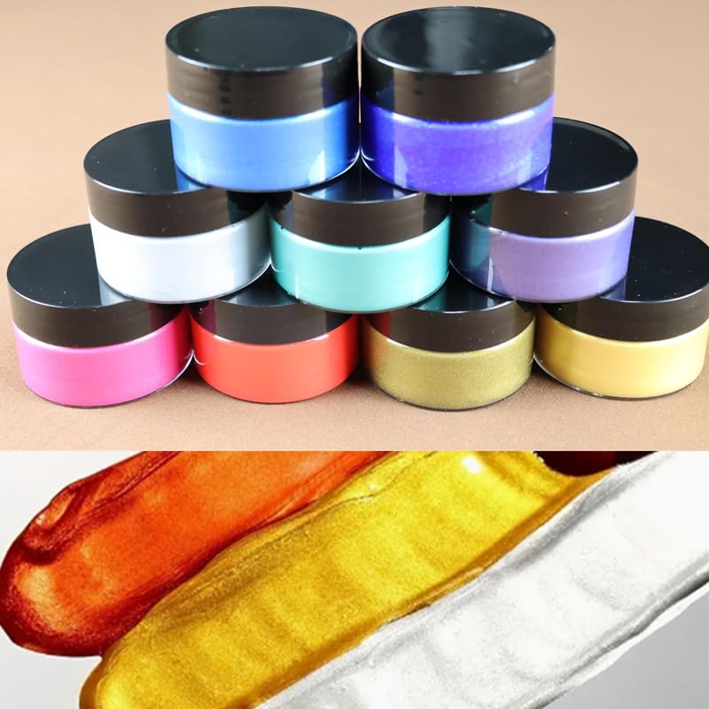 Shimmer Metallic Acrylic Paint Chalk Paste 1.7oz