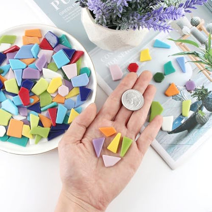 Glass Mosaic Tiles for Crafts Bulk