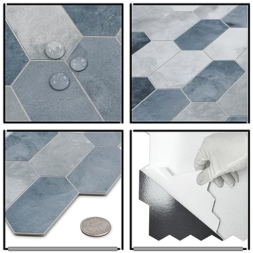 10 Sheet Peel and Stick Backsplash (9.68 Sq Ft)