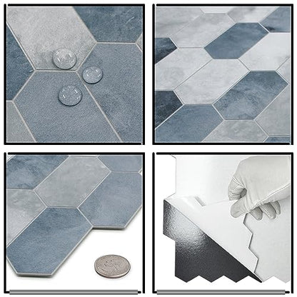 10 Sheet Peel and Stick Backsplash (9.68 Sq Ft)