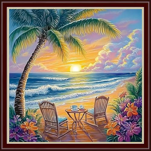 Stamped Cross Stitch Kits Full Range of Embroidery Patterns Starter Kits for Beginners Adult DIY Cross Stitches Needlepoint Kits 11CT