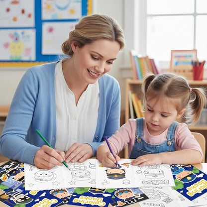Police Coloring Books for Kids (24 Count)