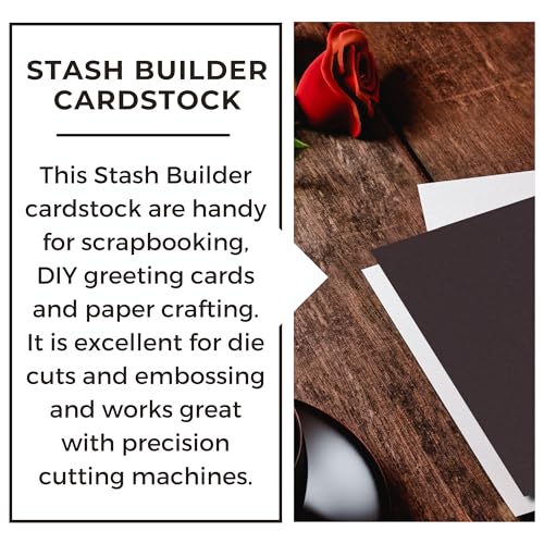 PA Paper Accents Stash Builder Cardstock 8.5" x 11" Chocolate Brown