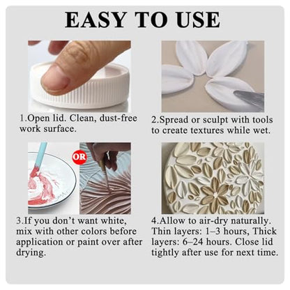 10.58 OZ Acrylic Modeling Paste (9.88 Fl Oz)