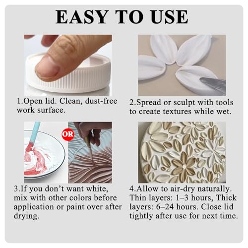 10.58 OZ Acrylic Modeling Paste (9.88 Fl Oz)