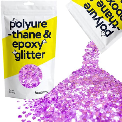 Resin Glitter Lavender Purple 100g Super Chunky (3.5 Ounce)