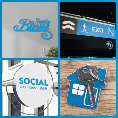 Laser Engraving Blank Blue ABS Double Color Plastic Sheet