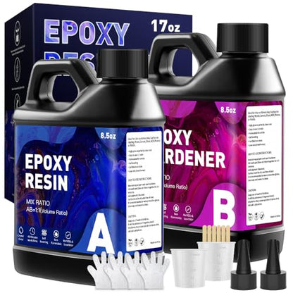 Epoxy Resin Kit 17OZ (17 Ounce)