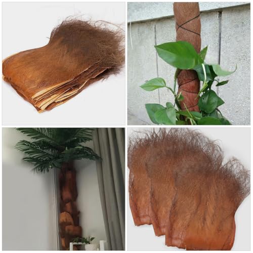 5 Sheets Fake Tree Barks Coconut Bark Decoration Garden Background Bark for Crafts Garden Decor