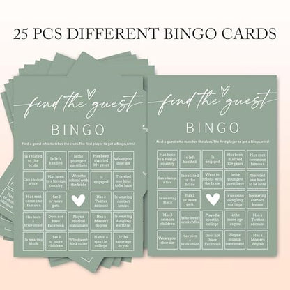Bridal Shower Games Cards (25 Count)