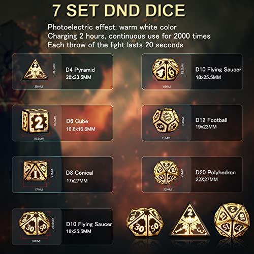 Rechargable DND Dice Set