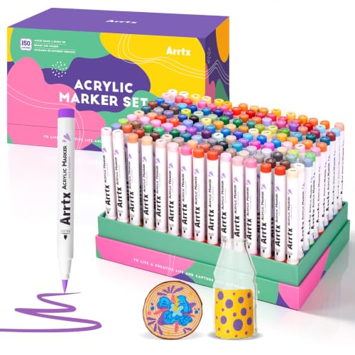 150 Colors Markers Paint Pens